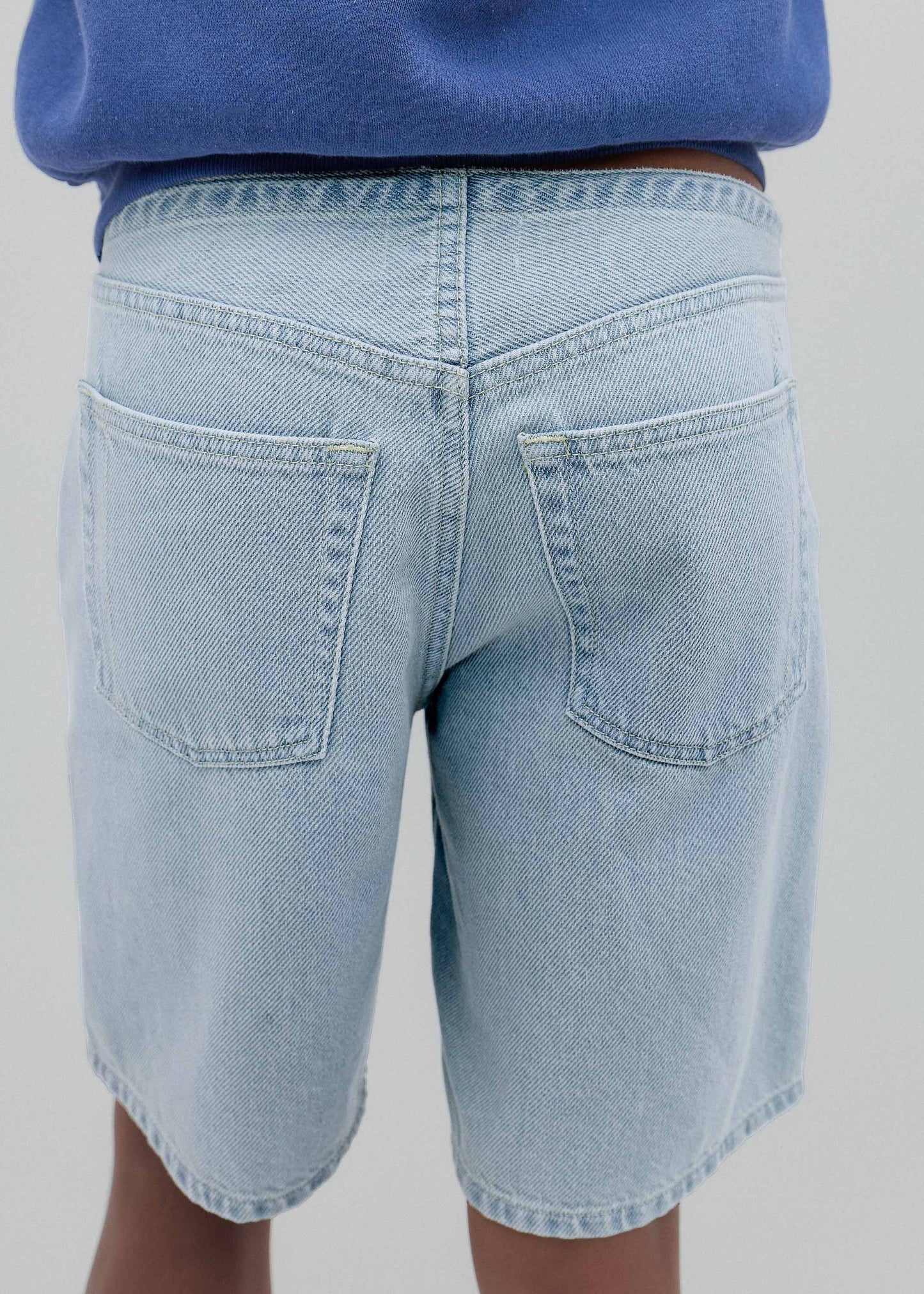 Still Here Cool Jean Shorts, Vintage Blue