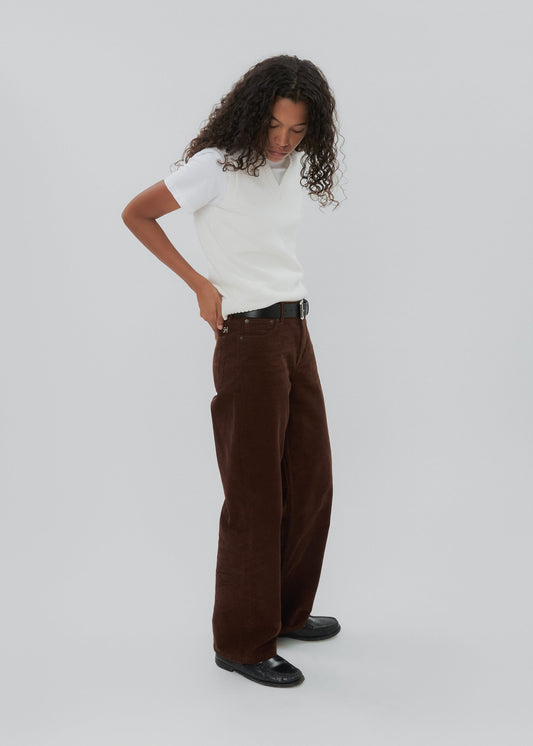 Still Here Everyday Jean, Chocolate Corduroy