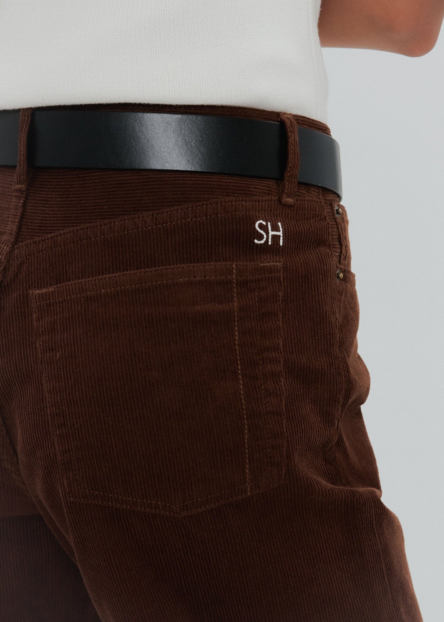 Still Here Everyday Jean, Chocolate Corduroy