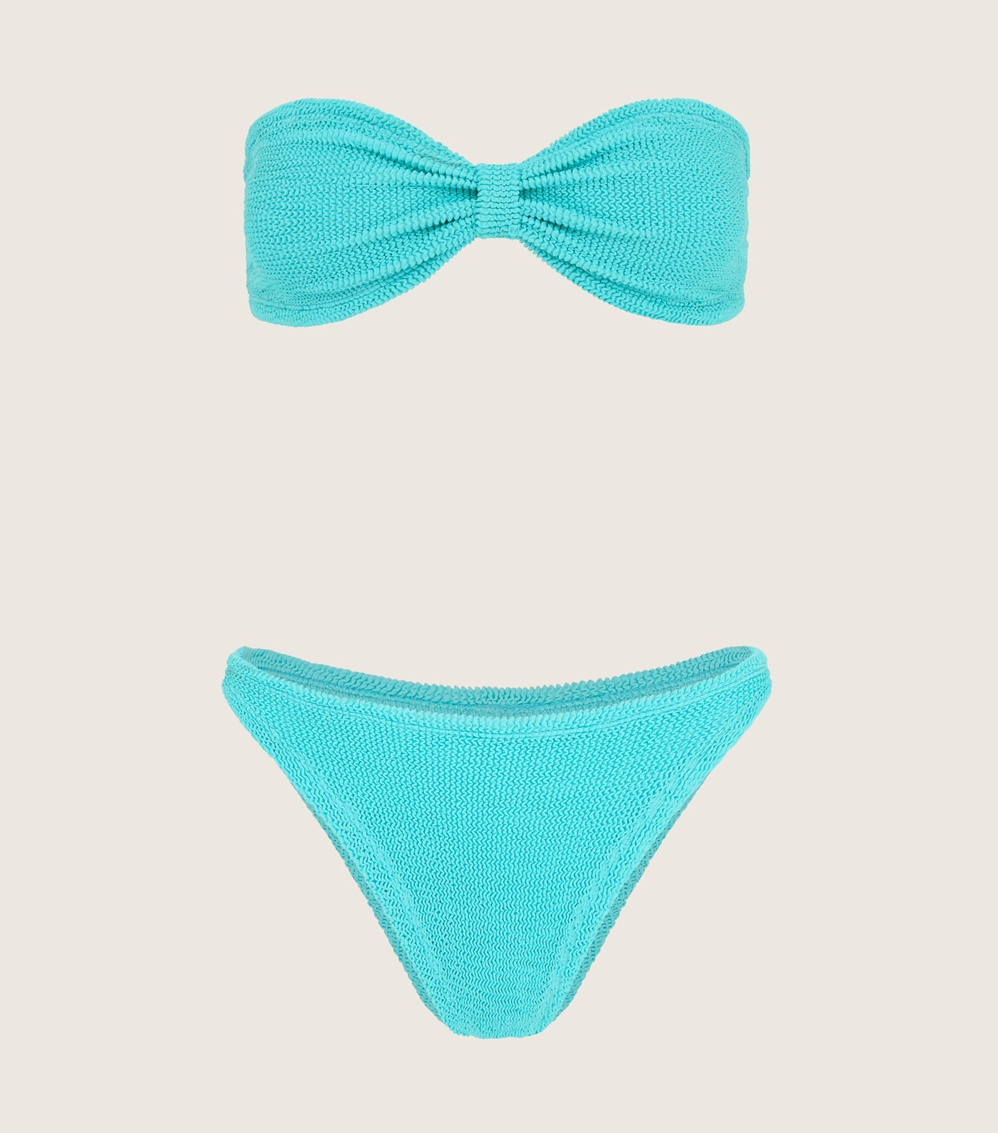 Hunza G Jean bikini, Aqua Crinkle