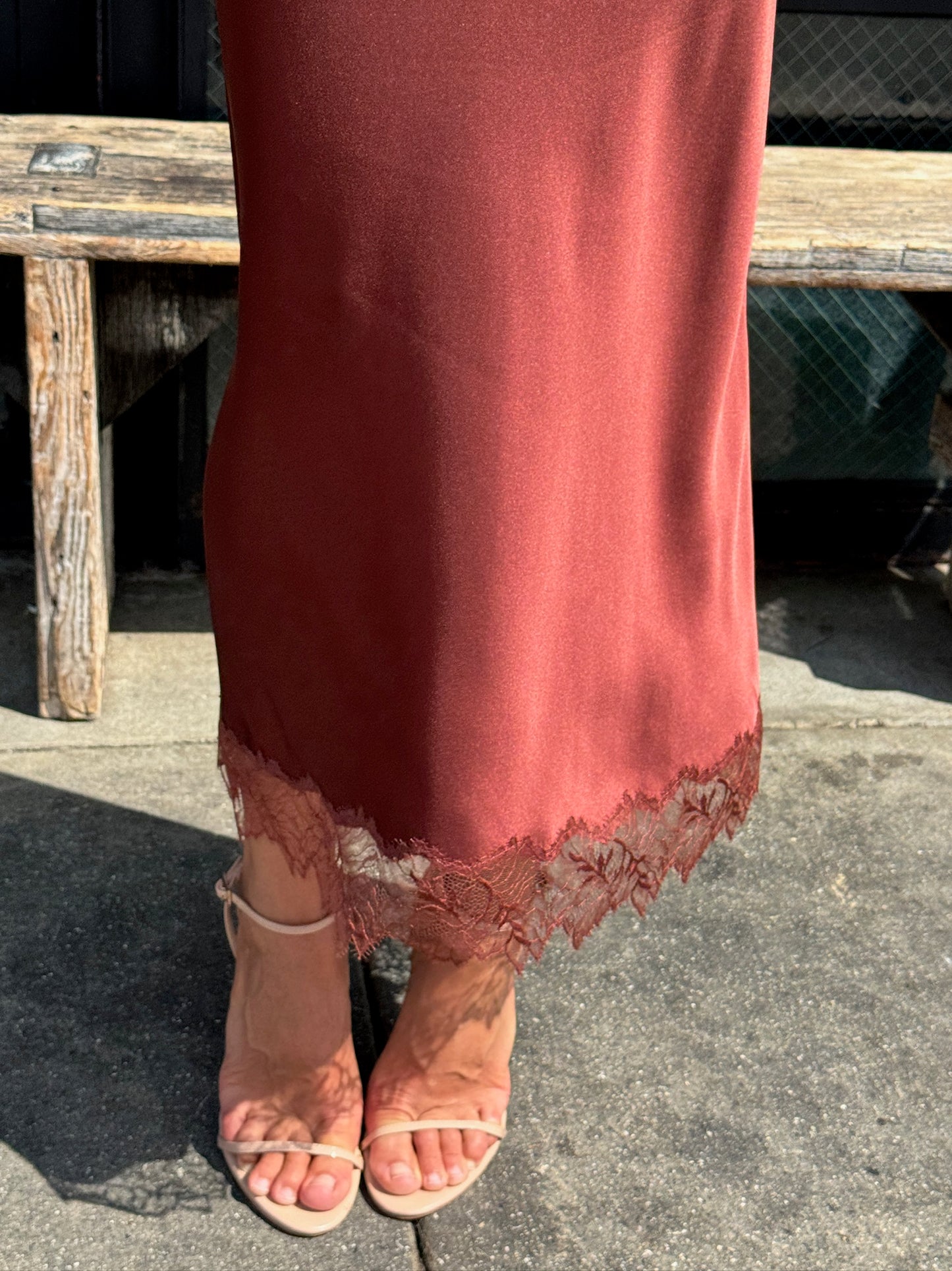Sablyn, Taylor Dress, Mahogany
