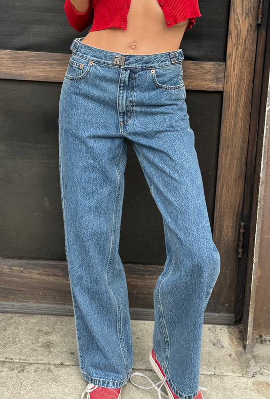 Still Here Buckle Jean, Classic Blue
