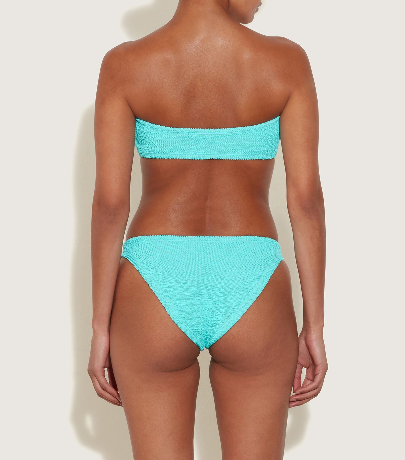 Hunza G Jean bikini, Aqua Crinkle