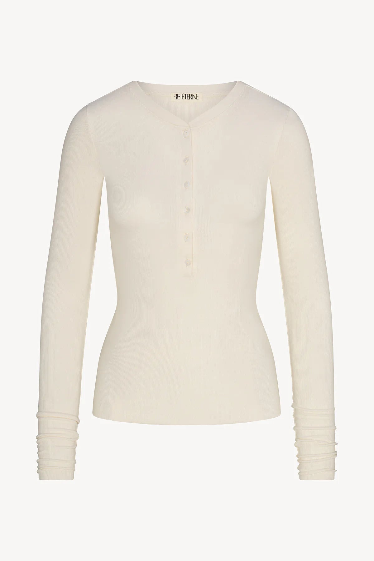RE/DONE Hanes Waffle Boxy Henley