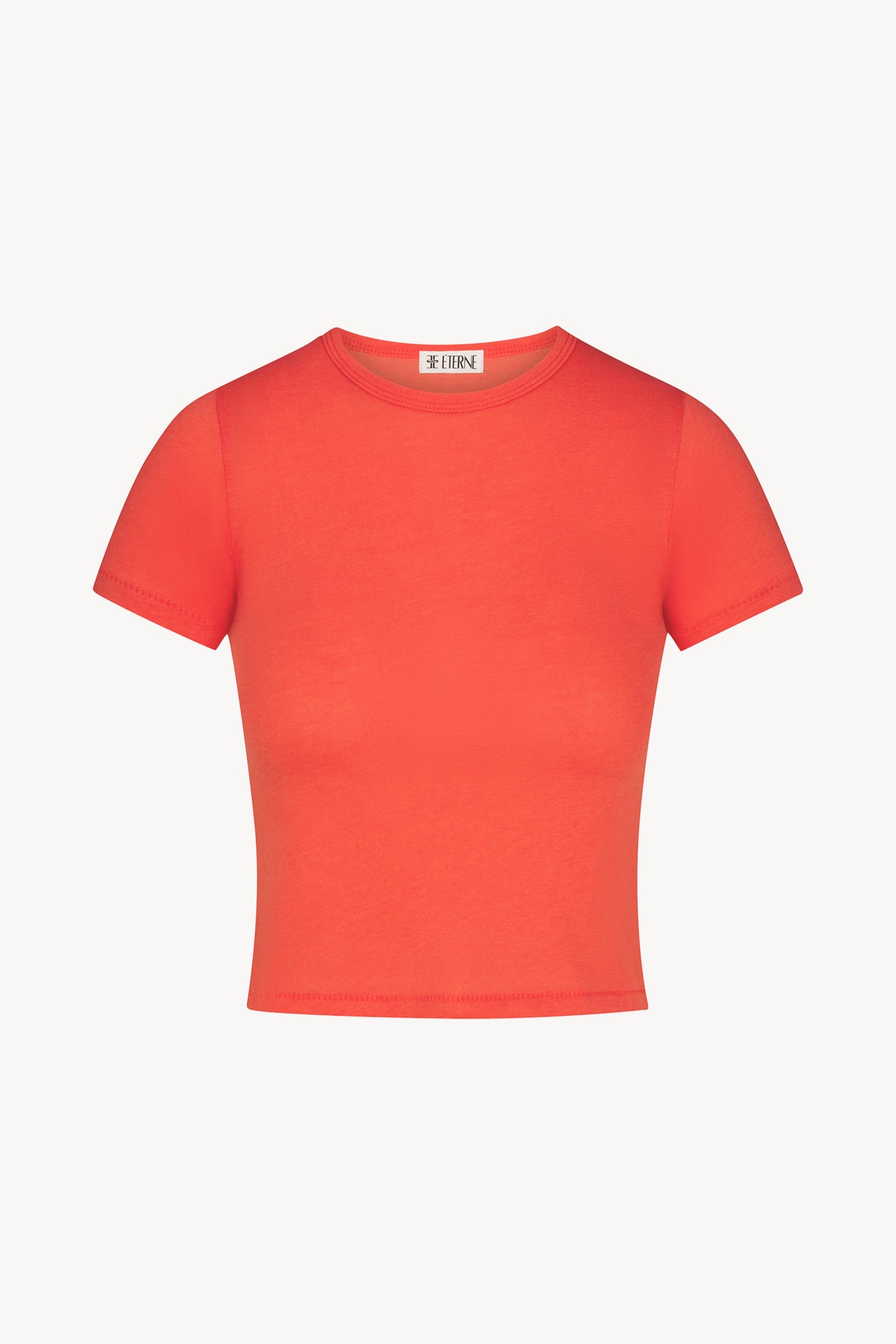 Éterne Short Sleeve Baby Tee, Poppy