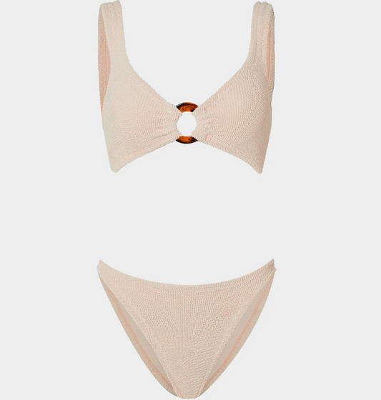 Hunza G Crinkle Bikini, Julia Bikini, Blush