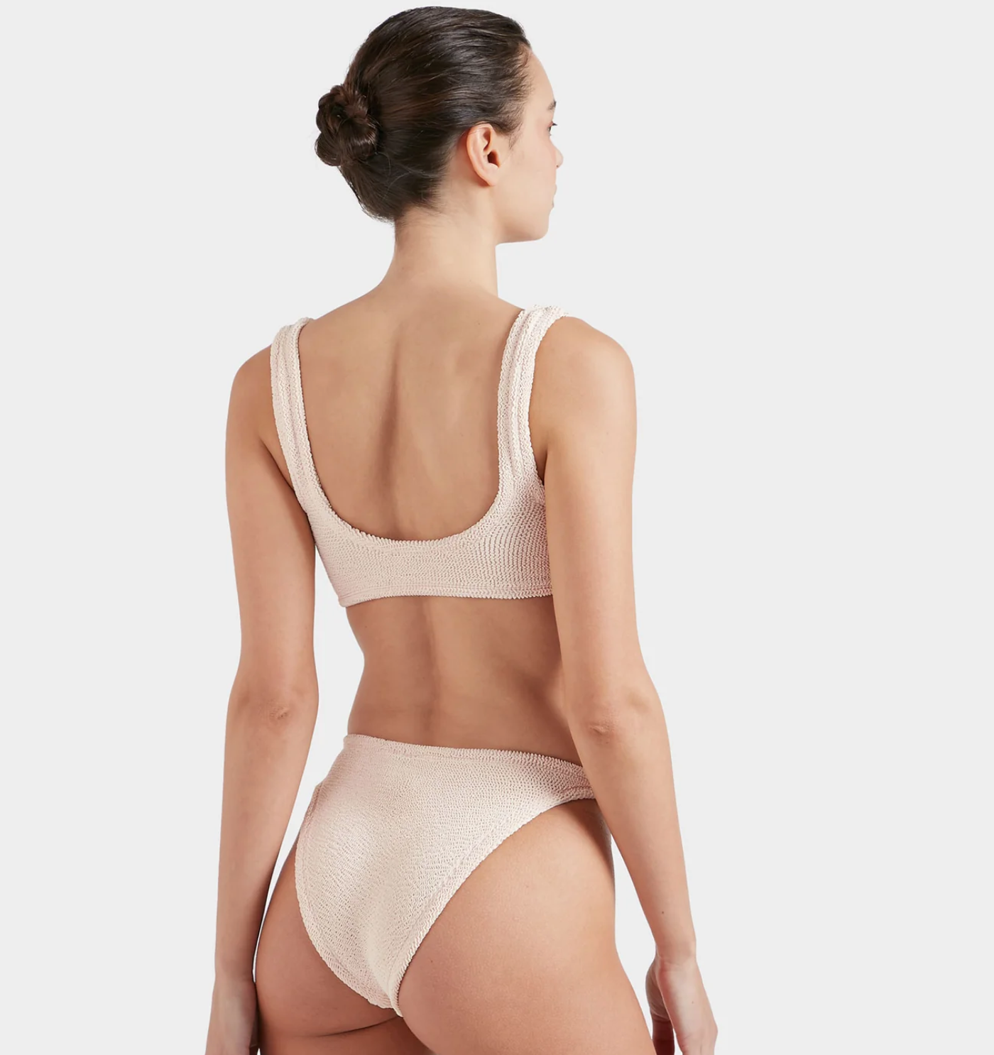 Hunza G Crinkle Bikini, Julia Bikini, Blush