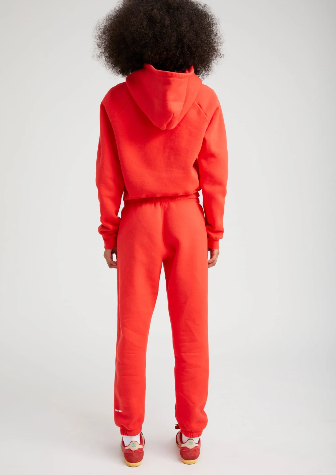 SPRWMN Mini Logo Sweatpants, Red