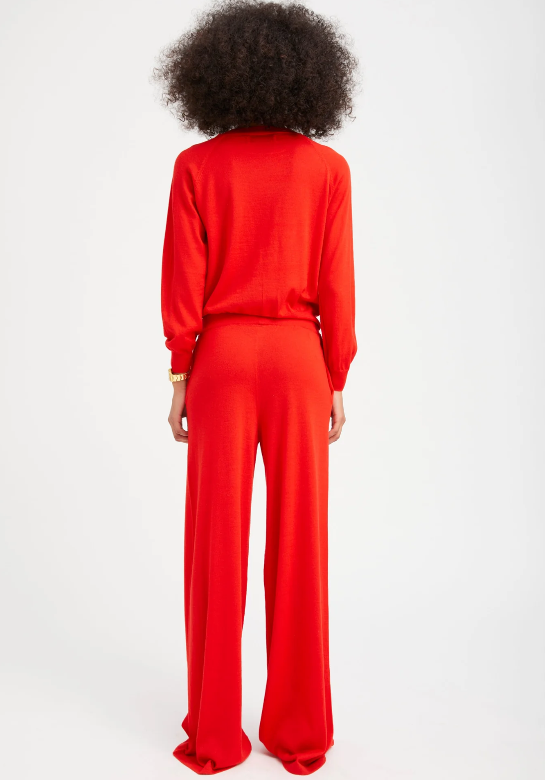 SPRWMN Red Cashmere Raglan Sweater