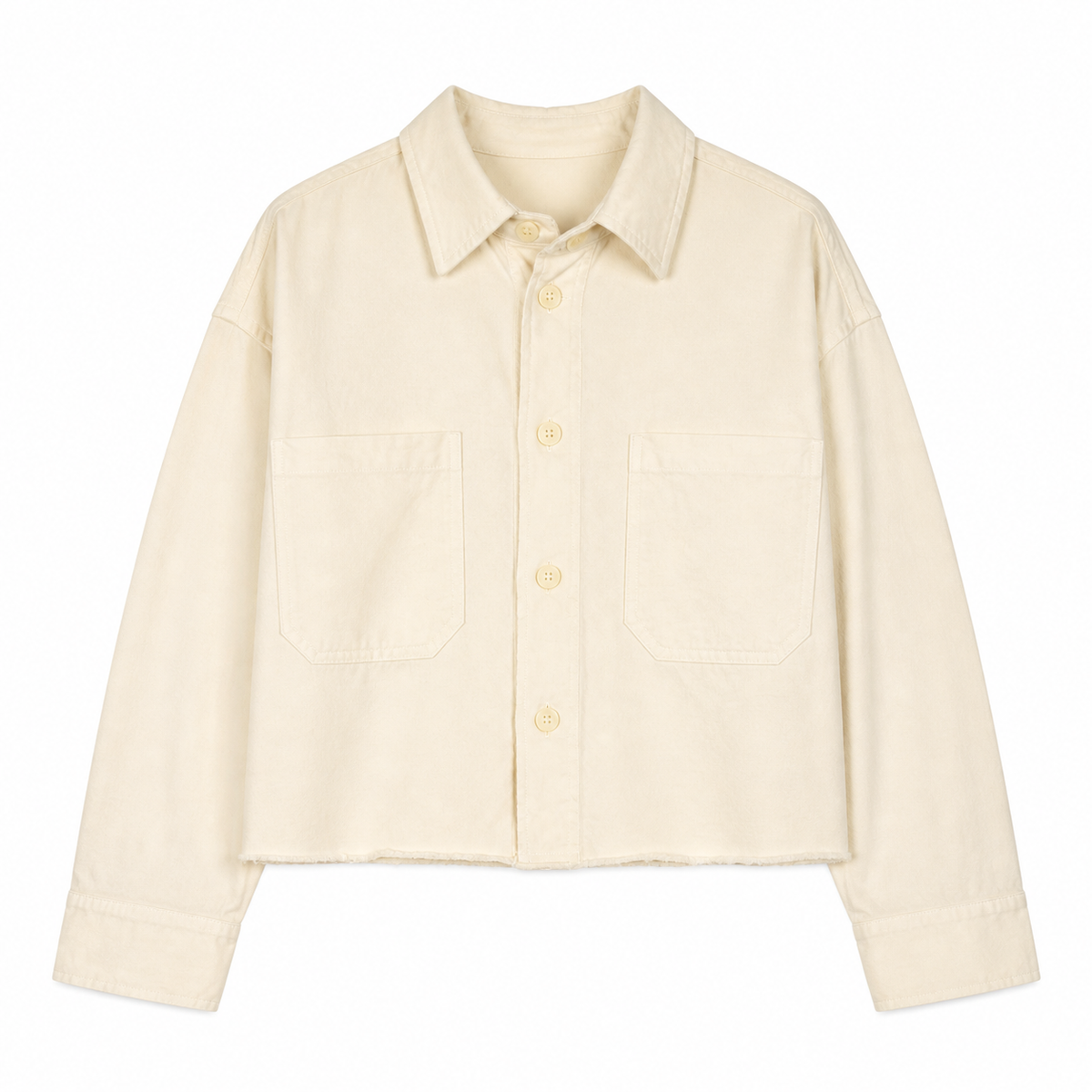 Coopa Oversized Crop Button Up