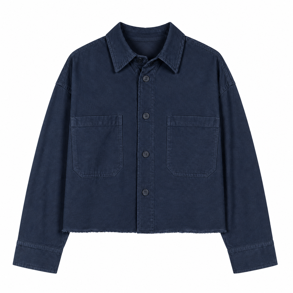 Coopa Oversized Crop Button Up