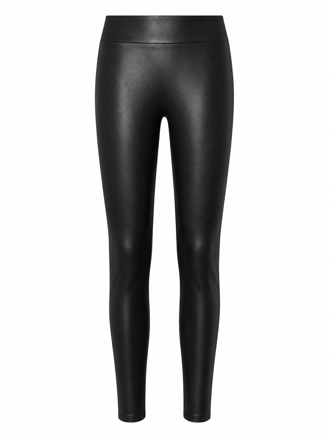 Black Leather Ankle Pant