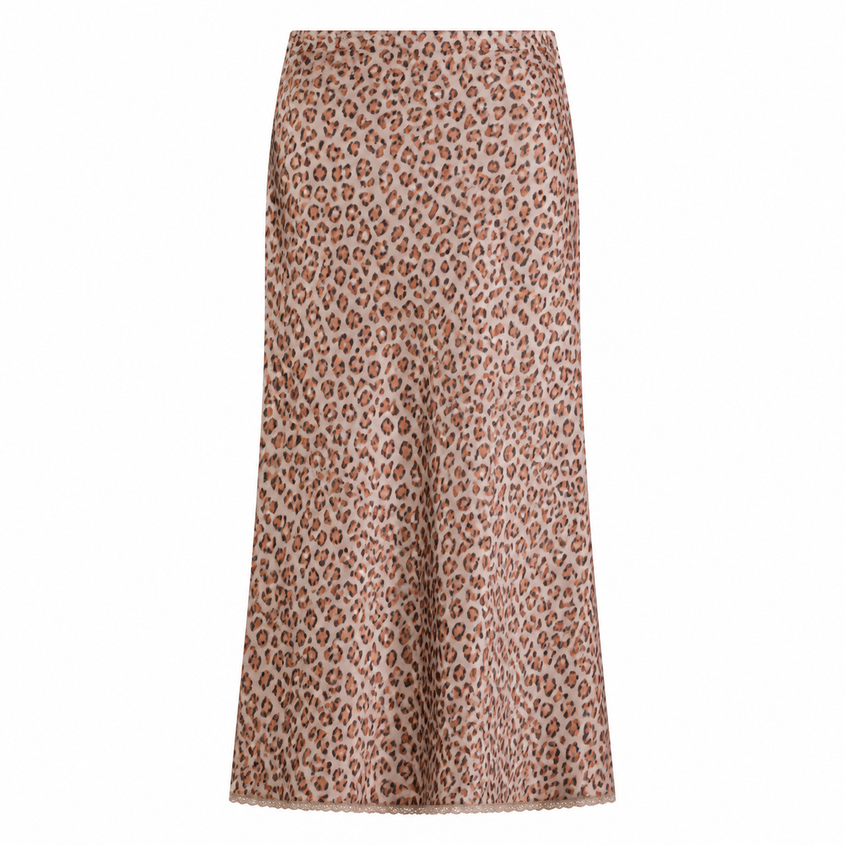 Miranda D Scallop Trim Bias Cut Pull On Skirt