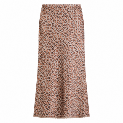 Miranda D Scallop Trim Bias Cut Pull On Skirt