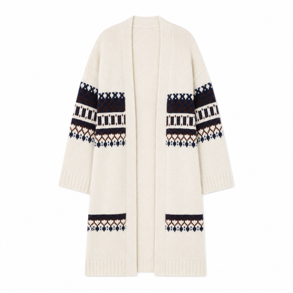 Cedar E Slouchy Fairisle Duster