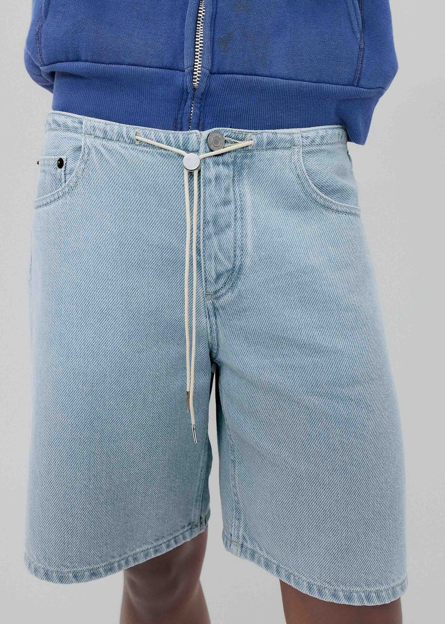 Still Here Cool Jean Shorts, Vintage Blue