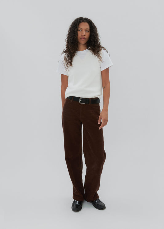 Still Here Everyday Jean, Chocolate Corduroy