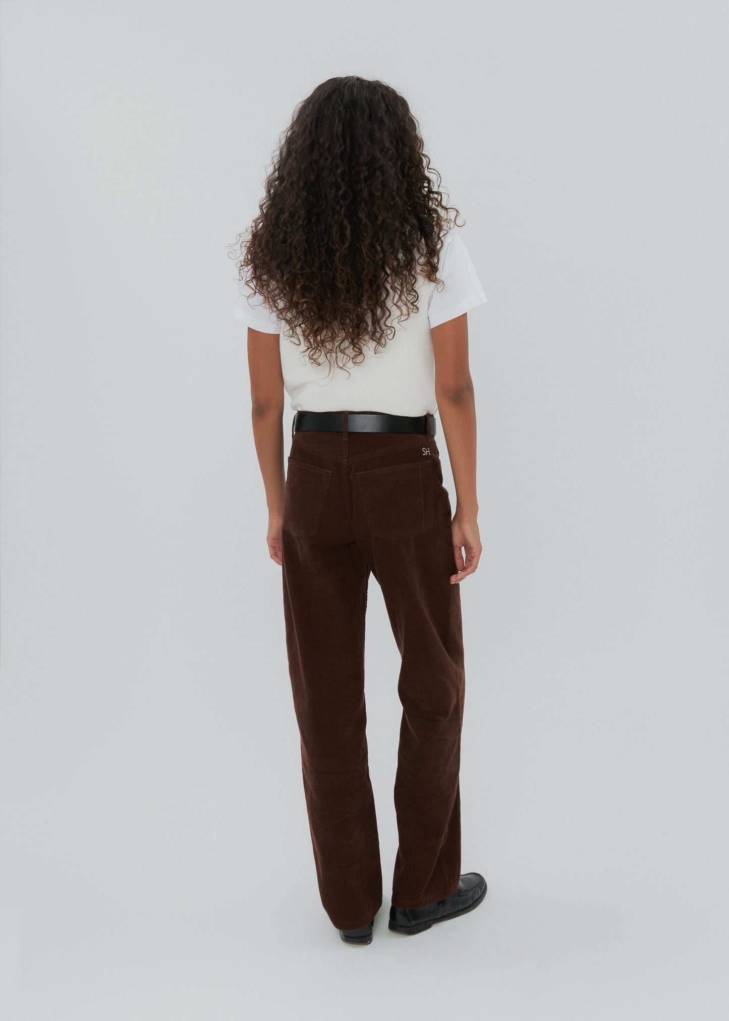 Still Here Everyday Jean, Chocolate Corduroy