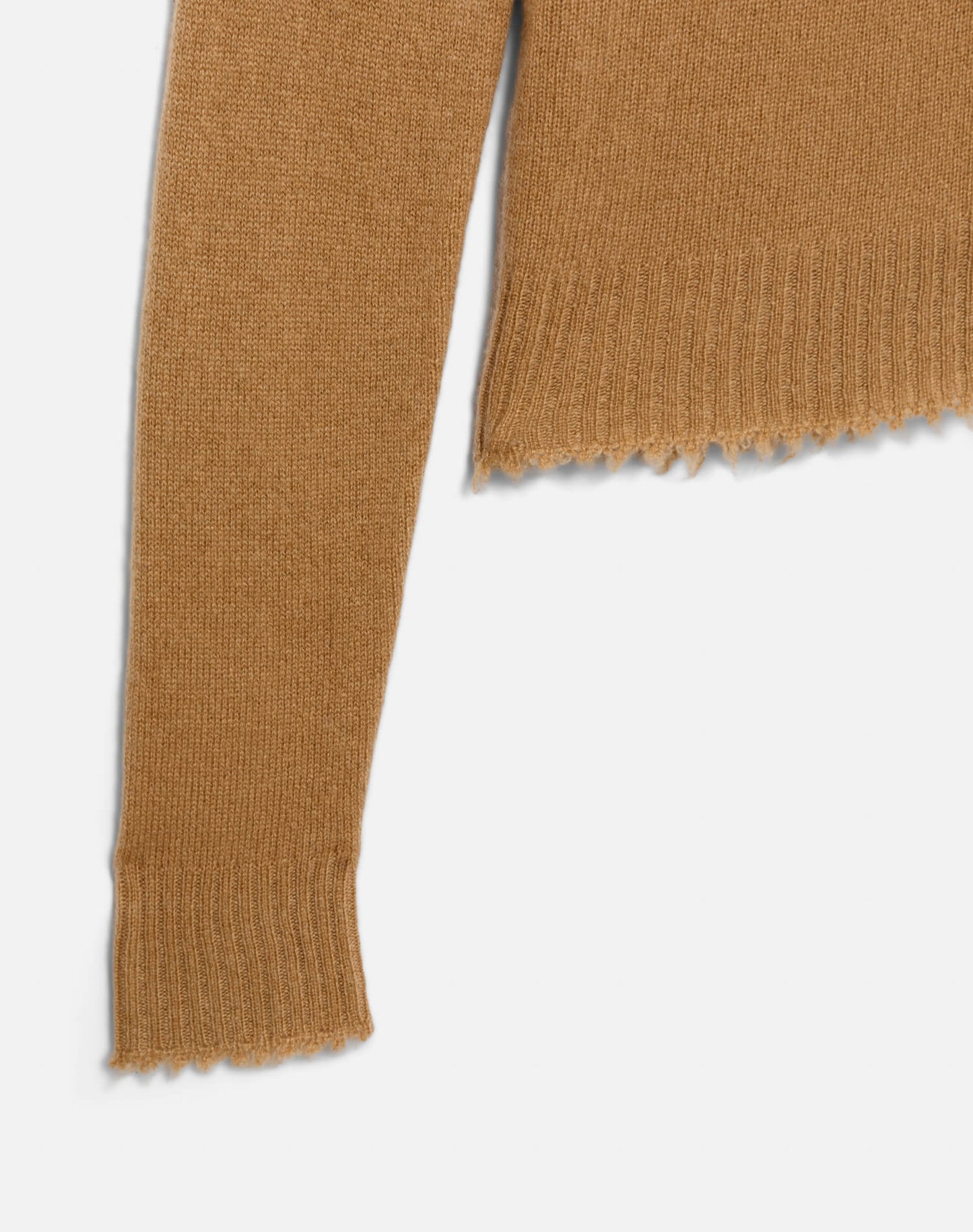 RE/DONE Loose Polo Cardigan, Toffee