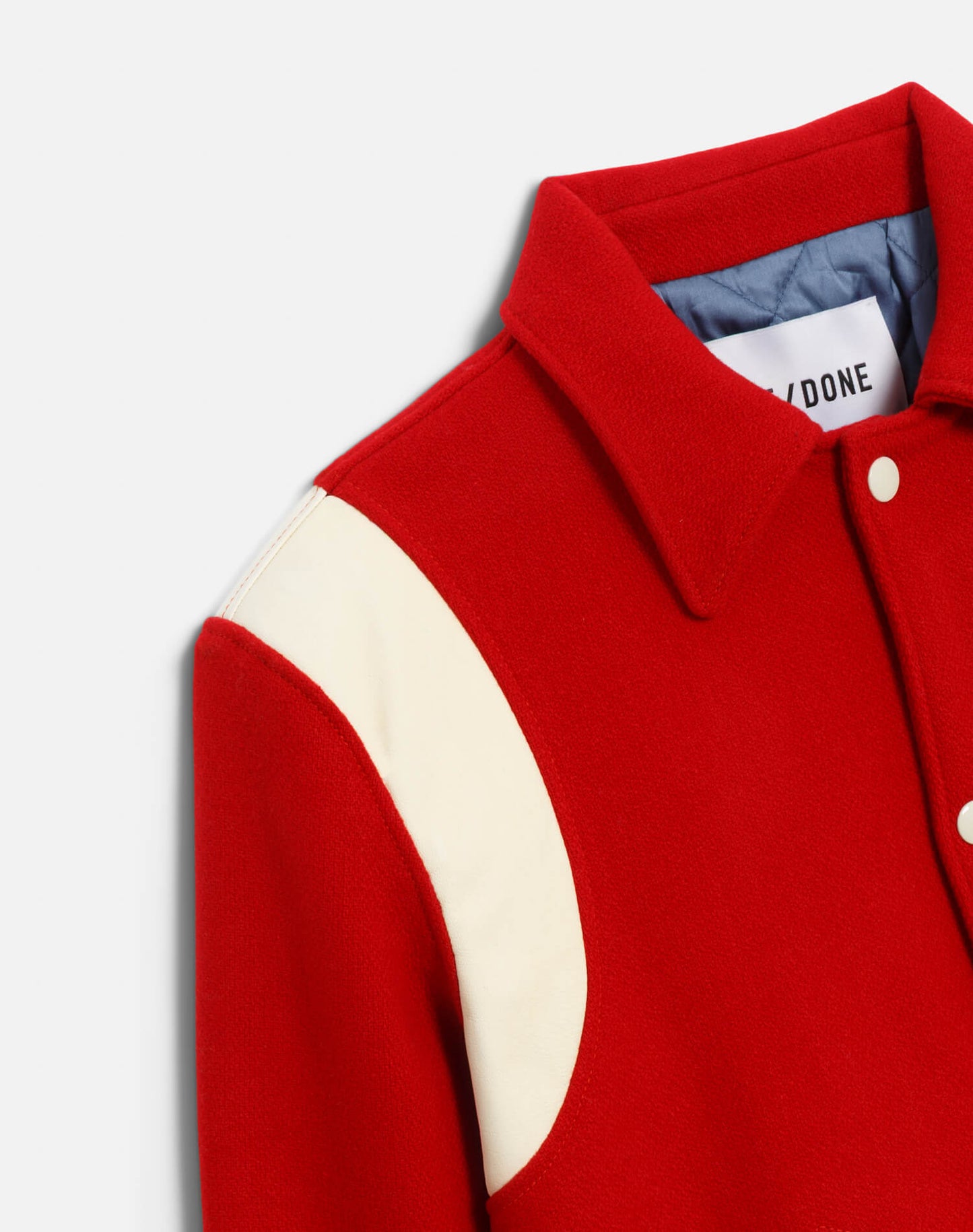 RE/DONE Varsity Jacket, Red