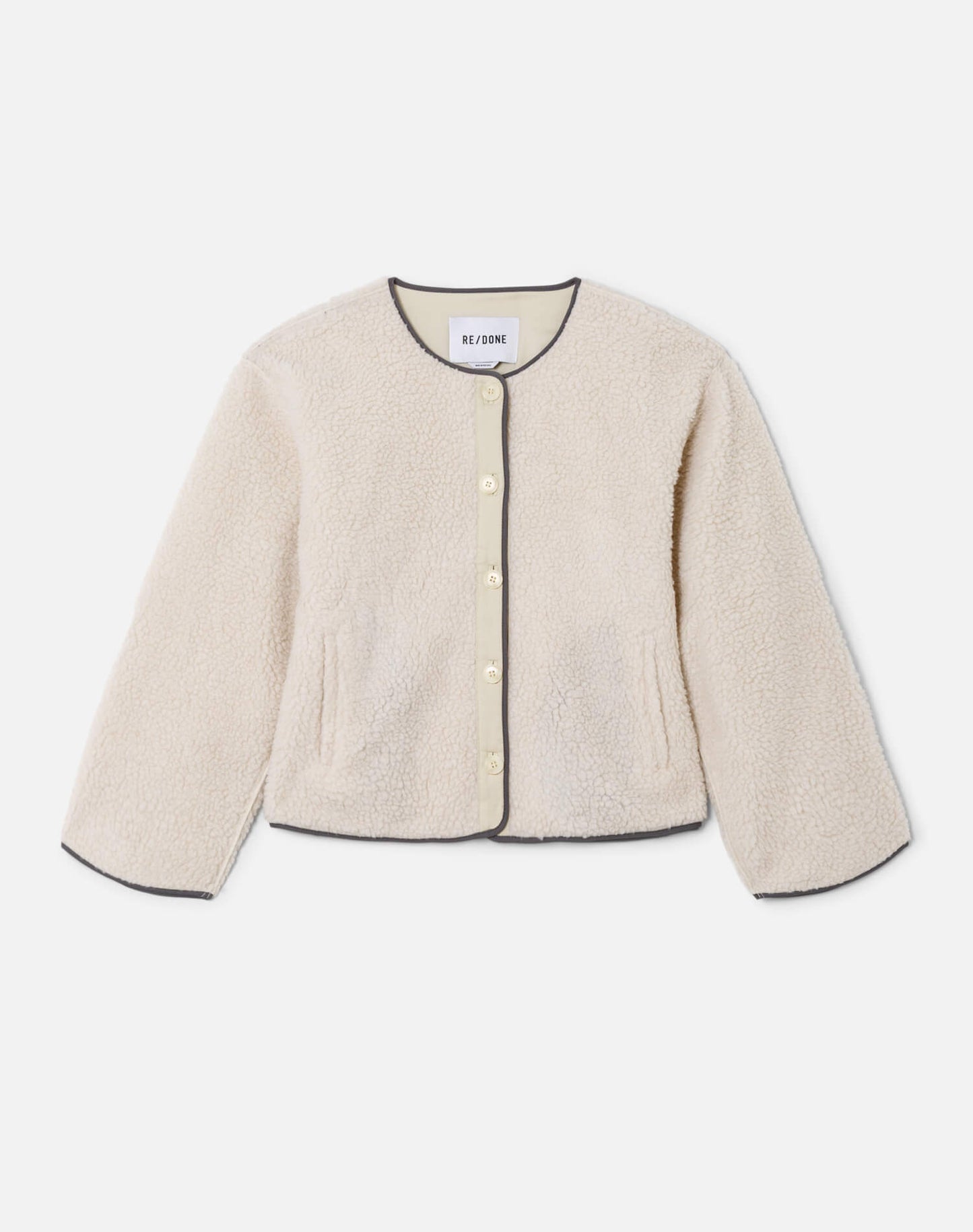 RE/DONE Cocoon Liner Jacket, White