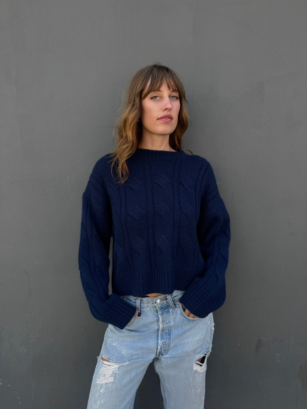 Cashmere Crewneck Pullover