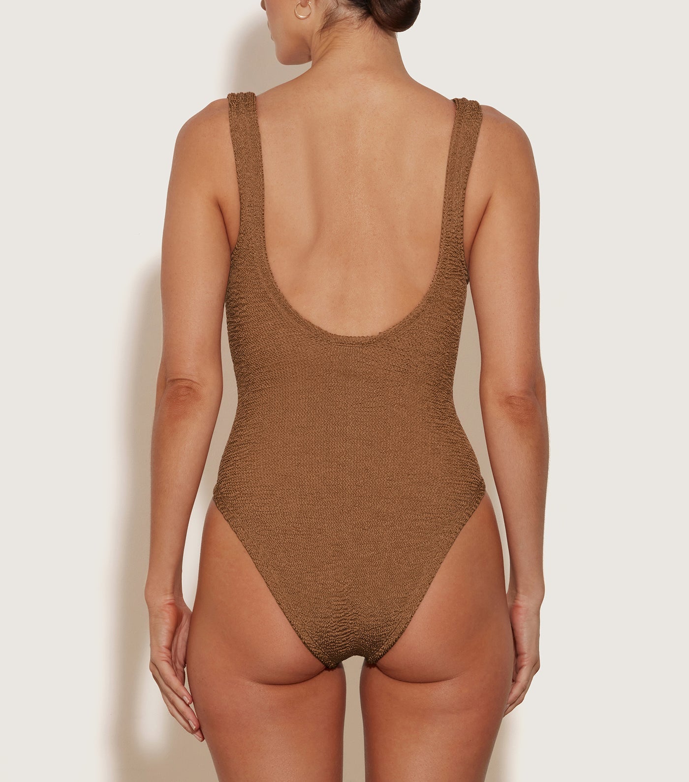 Hunza G Celine One Piece, Cocoa Metallic