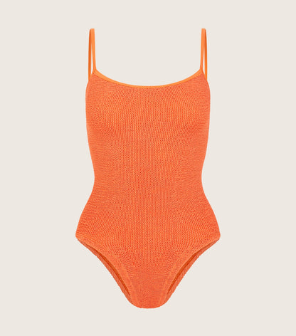 Hunza G Pamela Swim, Crinkle Orange