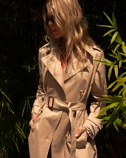 Cara Belted Trench Coat