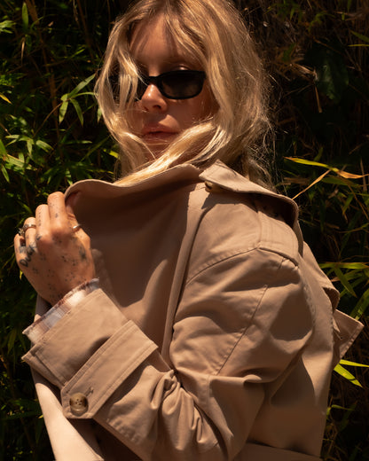 Cara Belted Trench Coat
