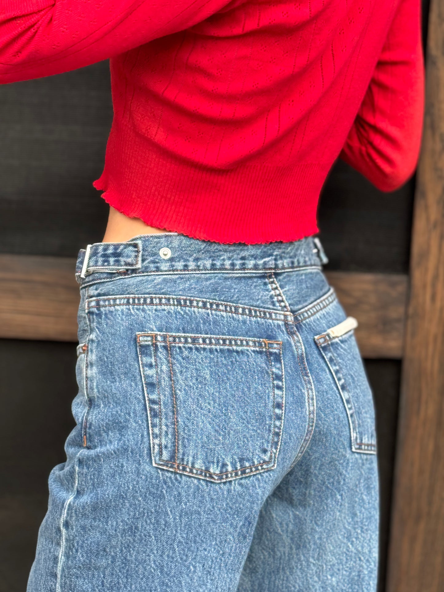 Still Here Buckle Jean, Classic Blue