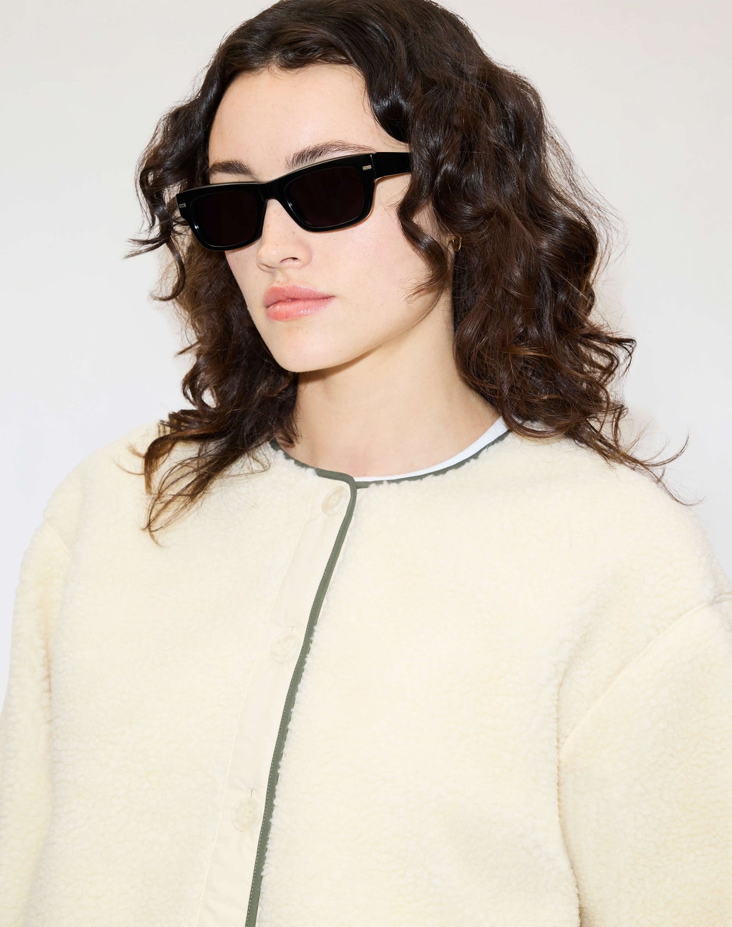 RE/DONE Cocoon Liner Jacket, White