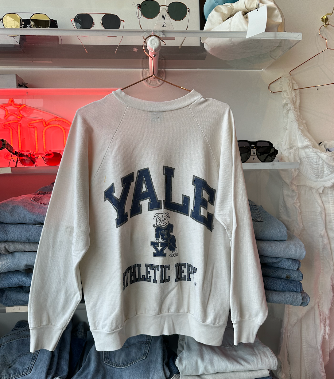 Vintage Yale Crew Neck Sweatshirt