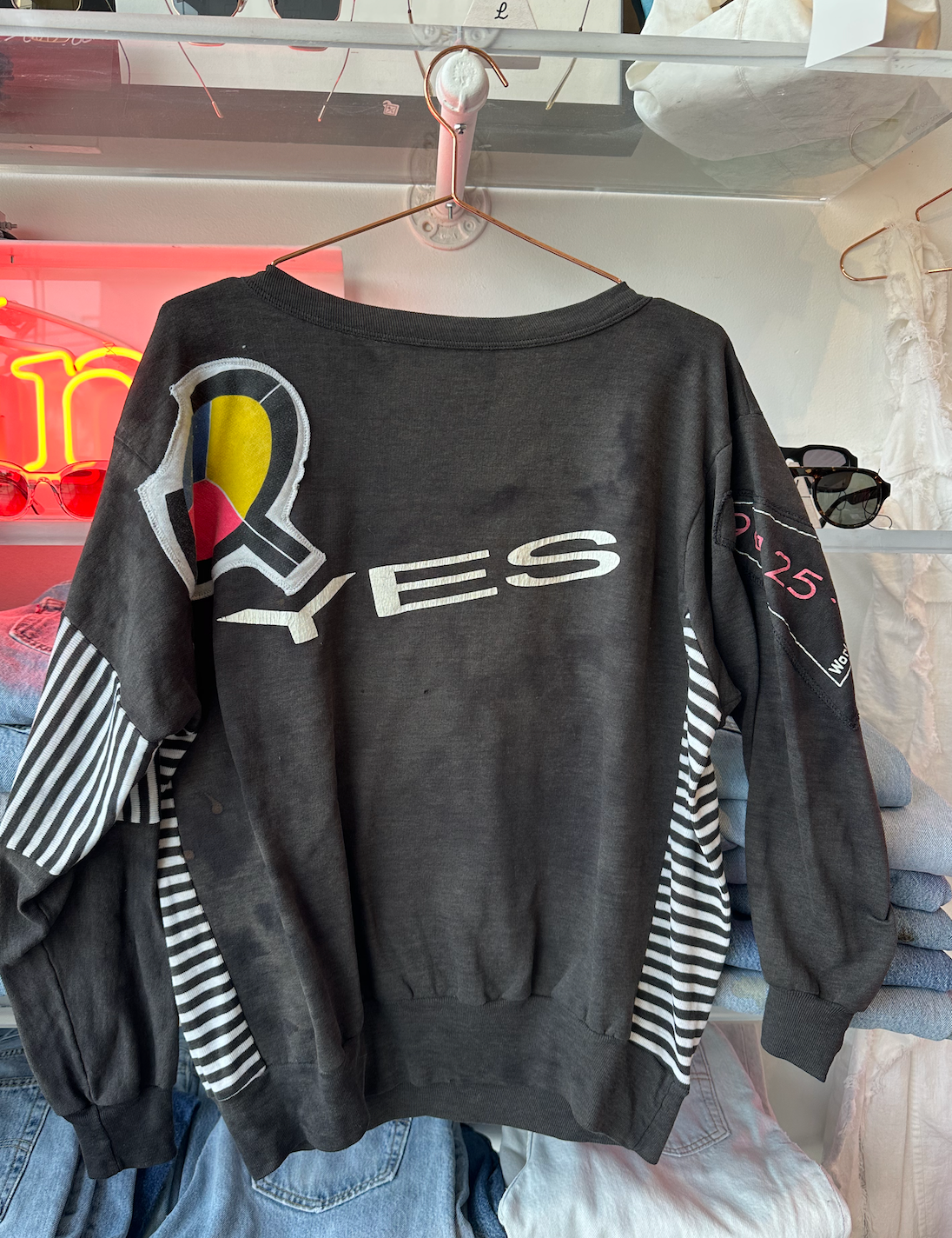 Vintage Yes World Tour 1984 Crew Neck Sweatshirt