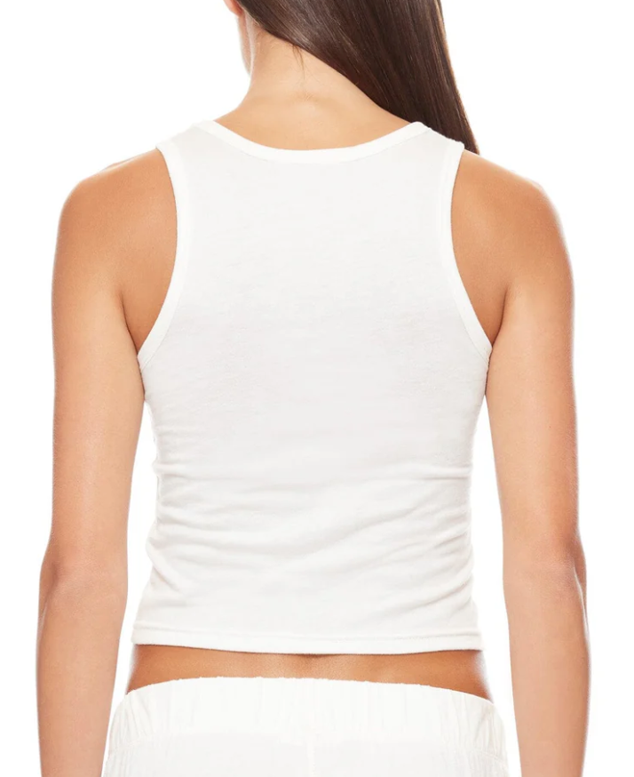 Éterne Fitted Tank, Ivory