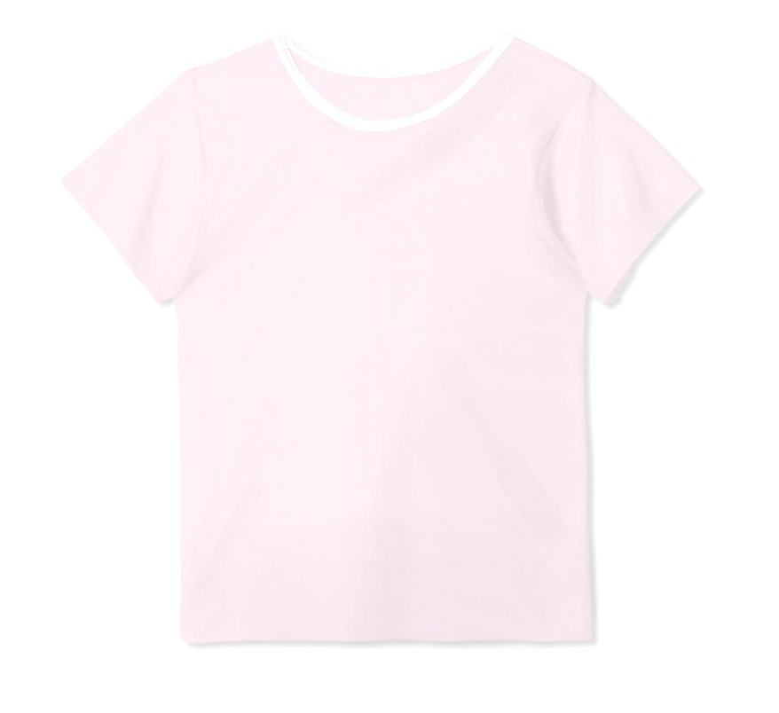 Pretties OG Baby Tee, Pale Pink