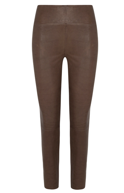 Leather Ankle Leggings | Truffle