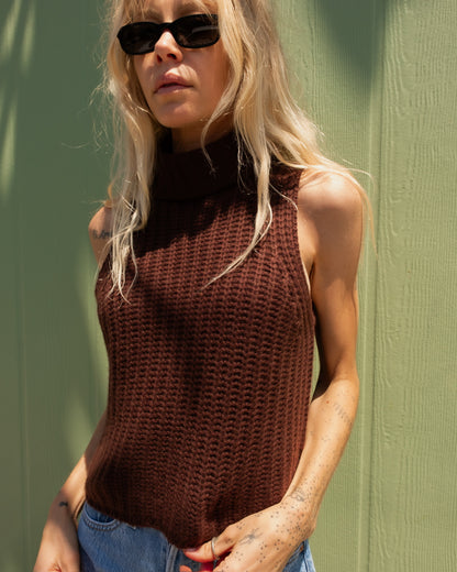 Saige Cropped Turtleneck