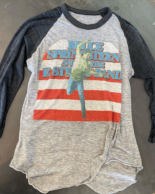 Vintage 1984-1985 Bruce Springsteen Raglan Sleeve Tee